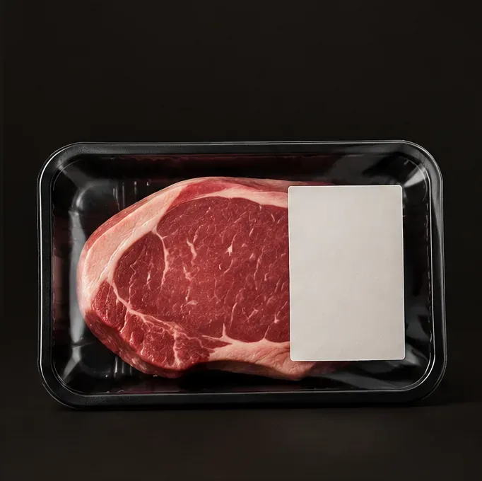 Bandeja fresca con tu etiqueta